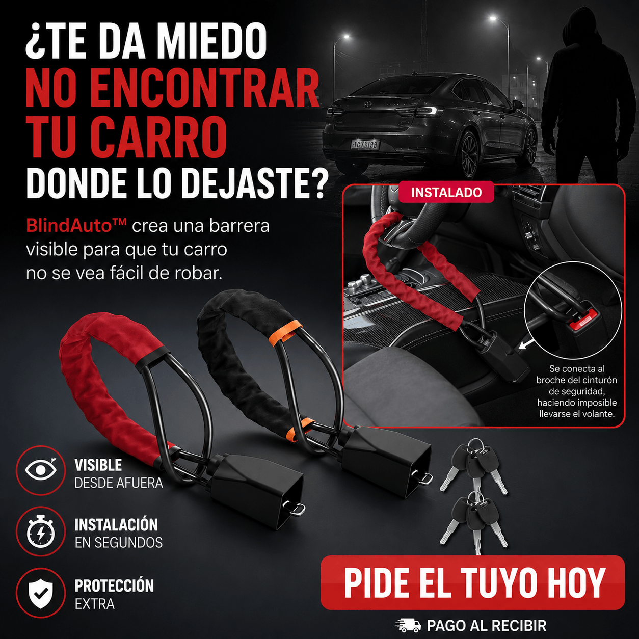 BlindAuto™: más tranquilidad cuando dejas tu carro parqueado