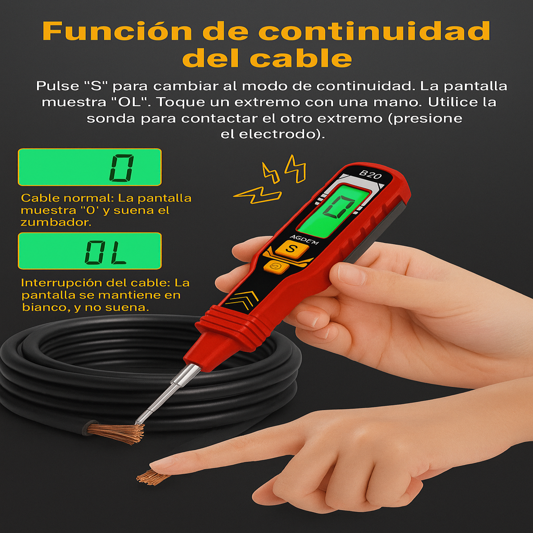 Comprobador de tensión eléctrico