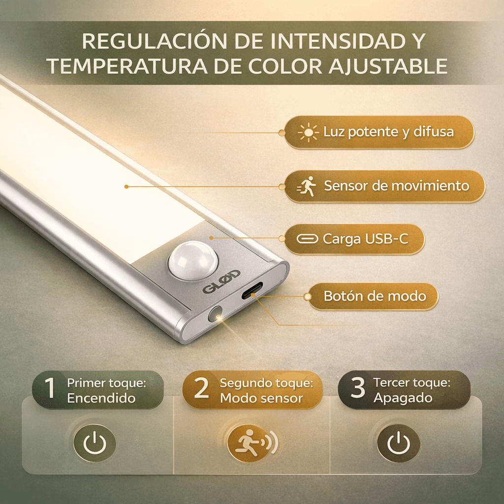 Barra de luz led decorativa